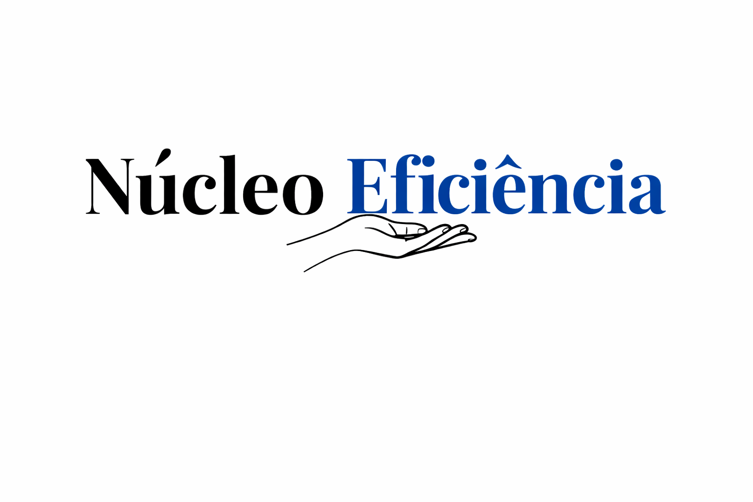 Logo Núcleo Eficiência com mão estilizada.png